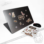 Plushie Dreadfuls Compost Your Enemies Sticker Sheet sticker