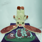 Plushie Dreadfuls - Compost Zombie Rabbit - Plush Stuffed Animal toy