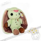 Plushie Dreadfuls - Compost Zombie Rabbit - Plush Stuffed Animal toy
