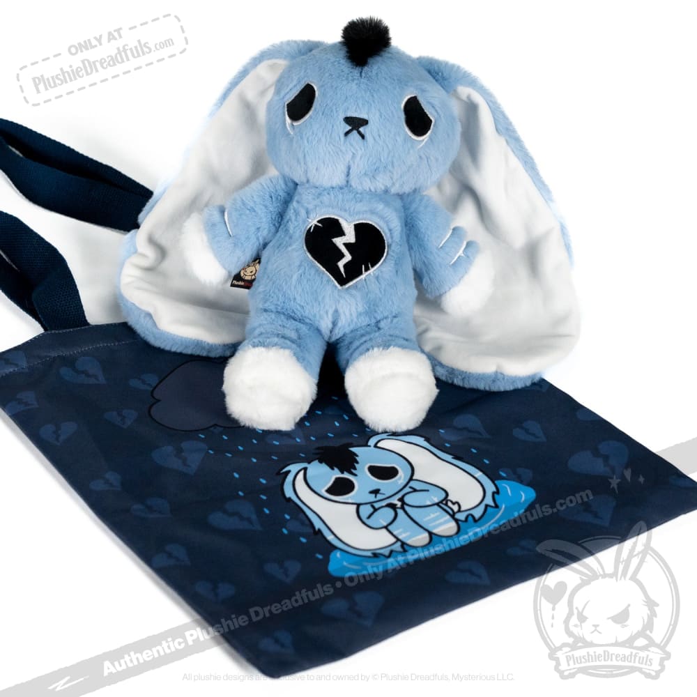 Plushie Dreadfuls - Depression Rabbit V2 Mohawk Edition- Plush Stuffed Animal Toy