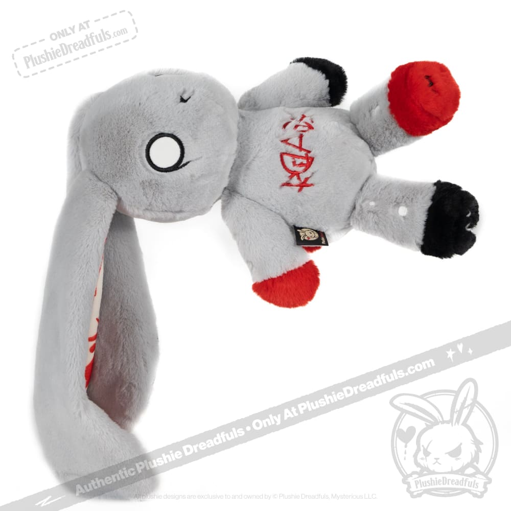 Plushie Dreadfuls - Dyslexia Rabbit Plush Stuffed Animal Plush