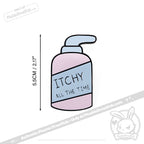 Plushie Dreadfuls - Eczema Lotion Buddy Enamel Pin Pin