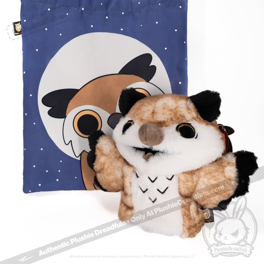 Plushie Dreadfuls - Existential Horror Owl Plush Stuffed Animal Toy