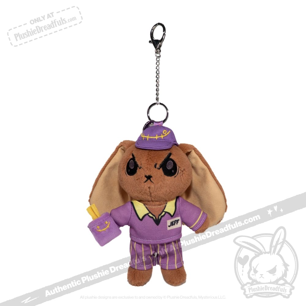 Plushie Dreadfuls -Fast Food Worker Plush Keychain Accessory Keychain
