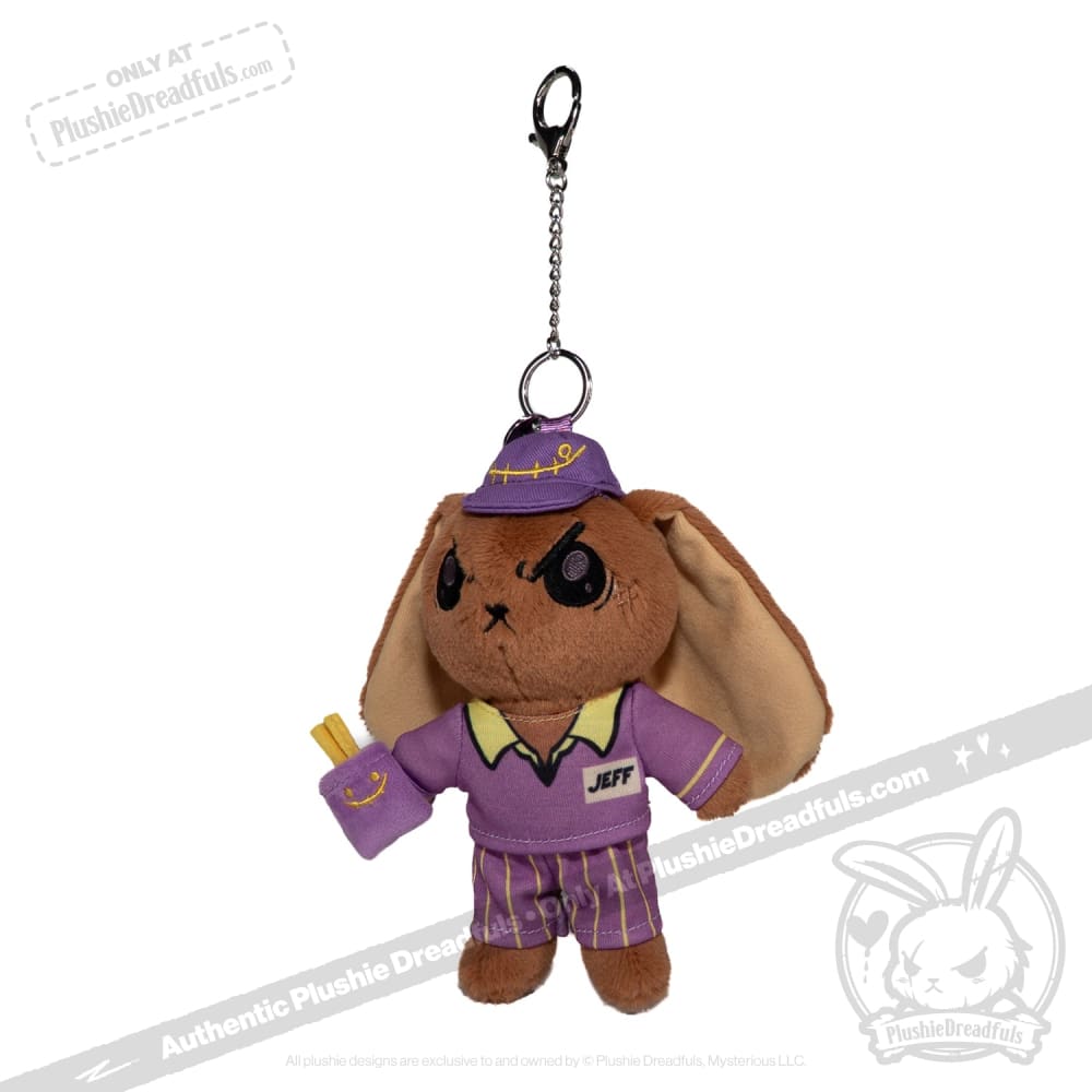 Plushie Dreadfuls -Fast Food Worker Plush Keychain Accessory Keychain