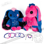 Plushie Dreadfuls - Gemini Rabbit Stacking Friendship Bracelet
