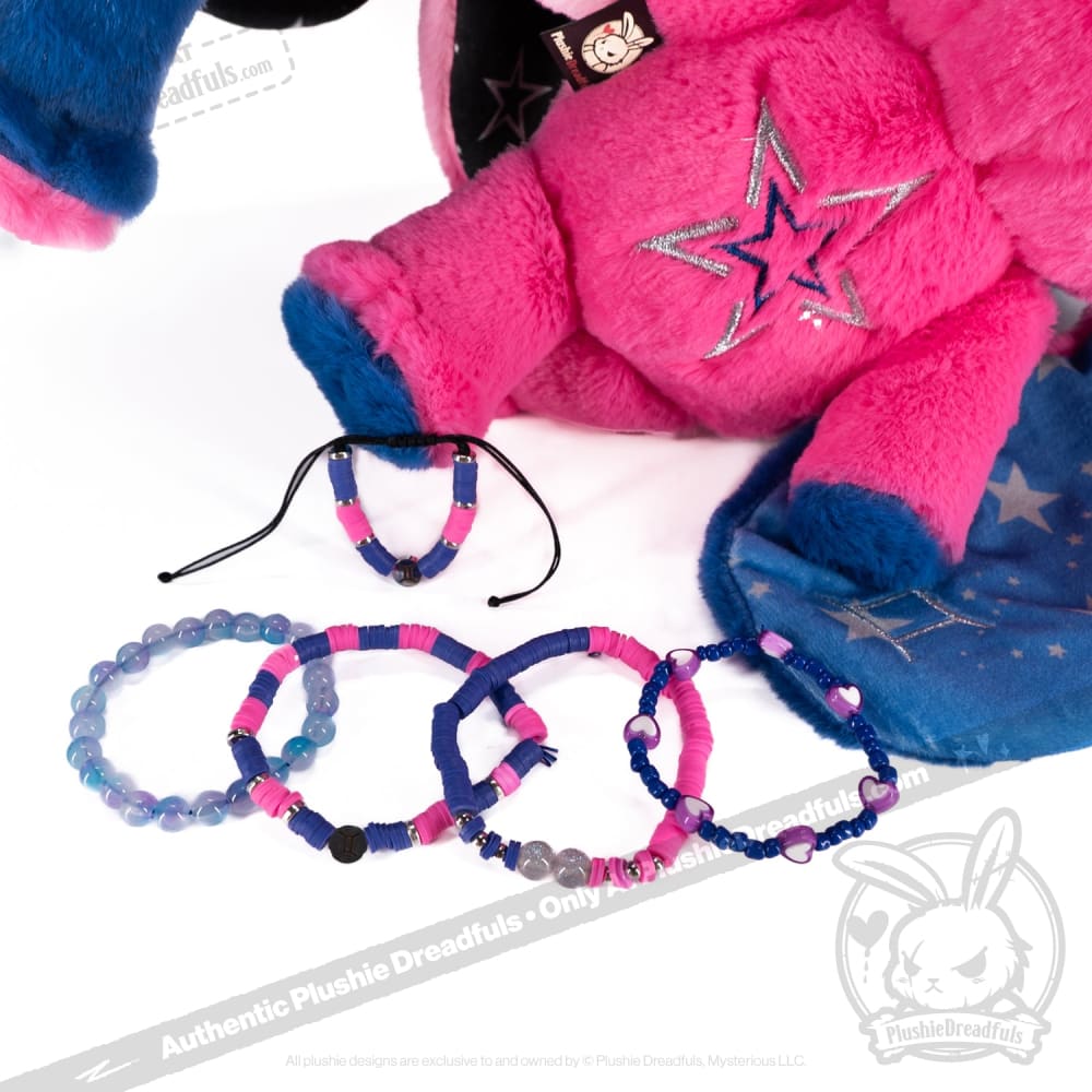 Plushie Dreadfuls - Gemini Rabbit Stacking Friendship Bracelet