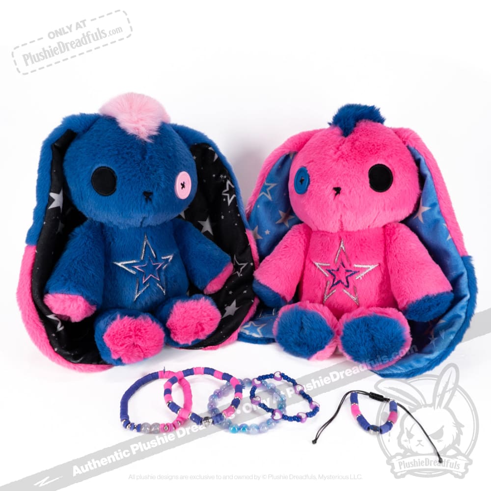 Plushie Dreadfuls - Gemini Rabbit Stacking Friendship Bracelet