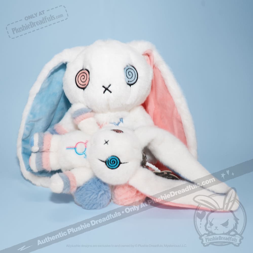Plushie Dreadfuls - Gender Dysphoria Rabbit Plush Keychain Accessory Keychain