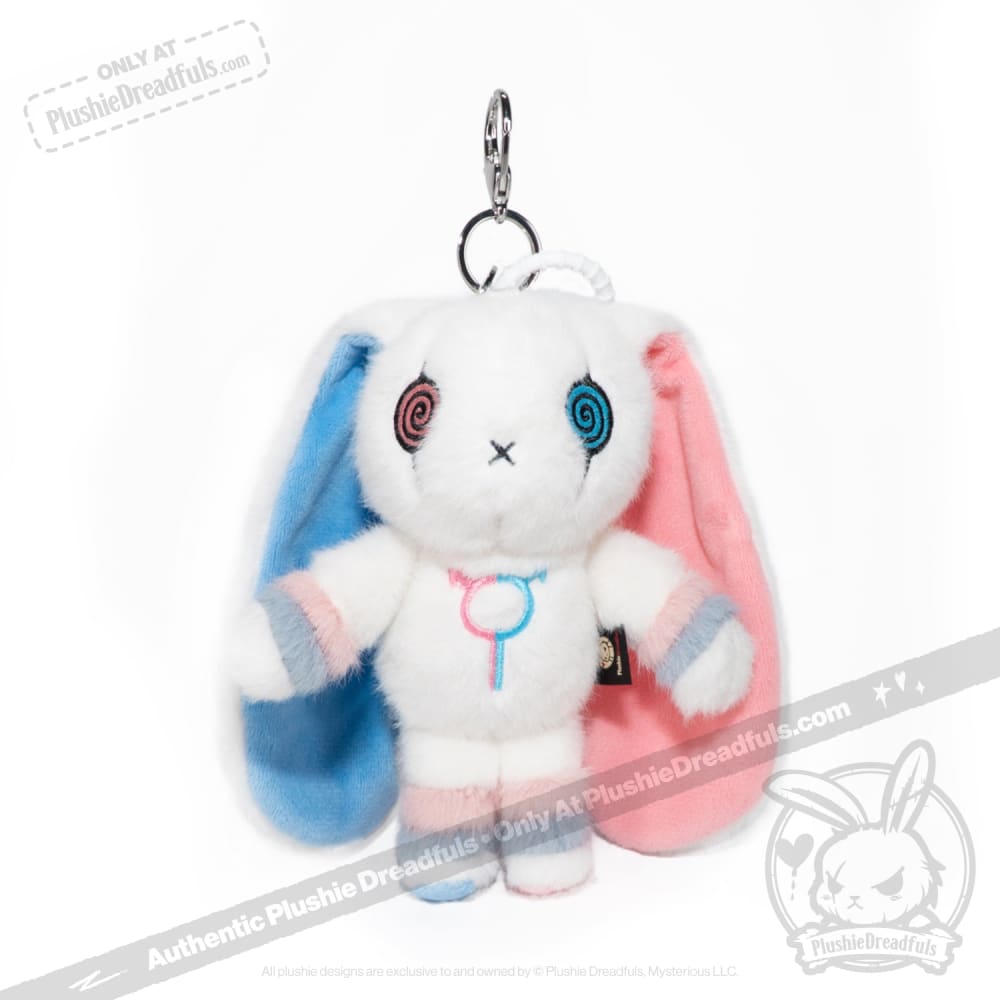 Plushie Dreadfuls - Gender Dysphoria Rabbit Plush Keychain Accessory Keychain