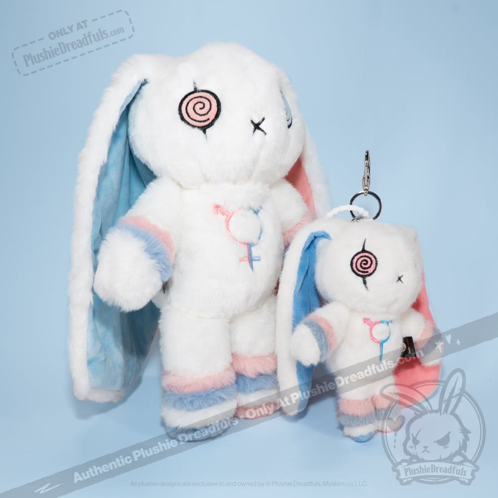 Plushie Dreadfuls - Gender Dysphoria Rabbit Plush Keychain Accessory Keychain