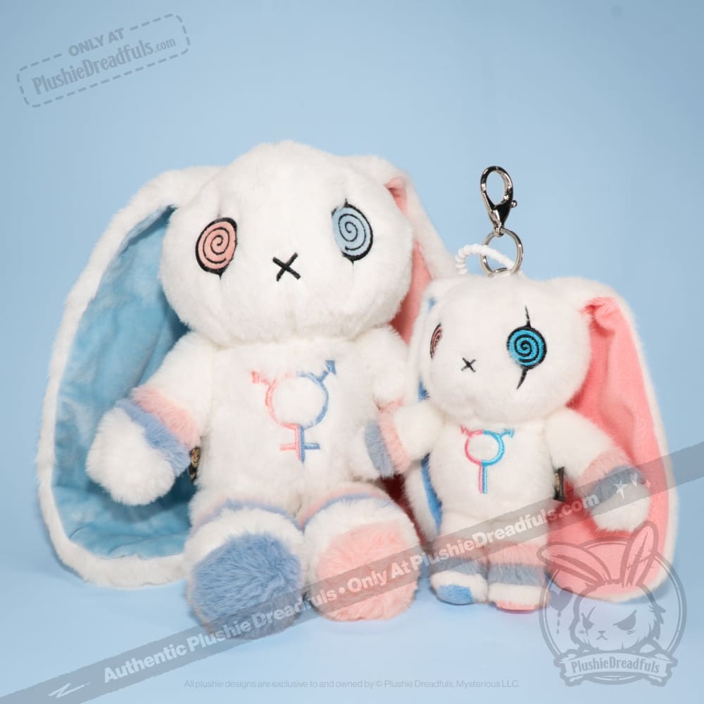 Plushie Dreadfuls - Gender Dysphoria Rabbit Plush Keychain Accessory Keychain