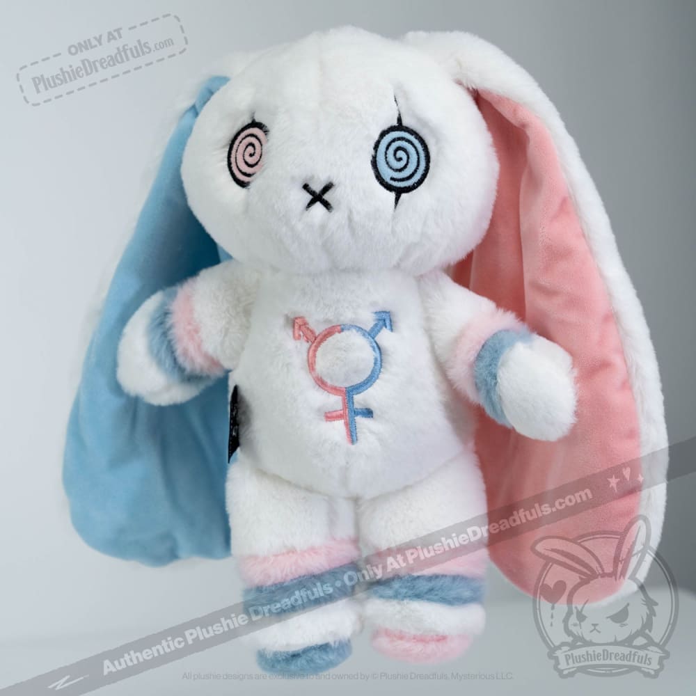 Plushie Dreadfuls - Gender Dysphoria Rabbit - Plush Stuffed Animal - Mysterious