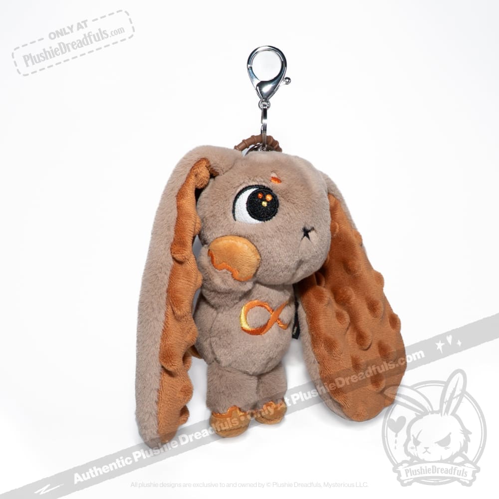 Plushie Dreadfuls - Gold Autism Rabbit Plush Keychain Accessory Keychain