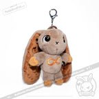 Plushie Dreadfuls - Gold Autism Rabbit Plush Keychain Accessory Keychain