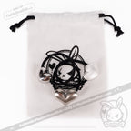 Plushie Dreadfuls - Goth Girl 3 Heart Bracelet Set