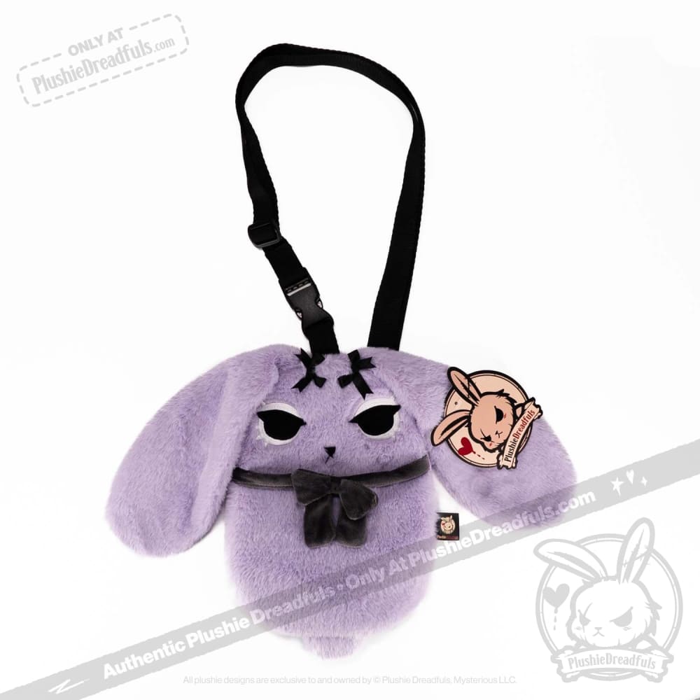 Plushie Dreadfuls - Goth Rabbit Crossbody Bag