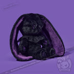 Plushie Dreadfuls - Goth Shy Rabbit - Plush Stuffed Animal plush