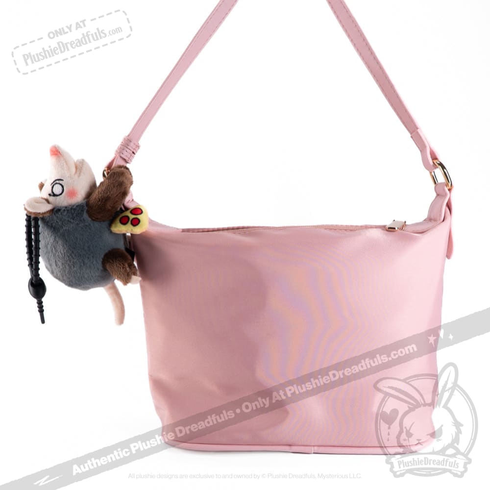 Plushie Dreadfuls - Hangry Pizza Opossum Plush Keychain Keychain