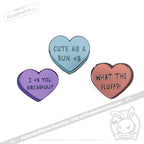 Plushie Dreadfuls - Heart Candy Enamel Pin Pin