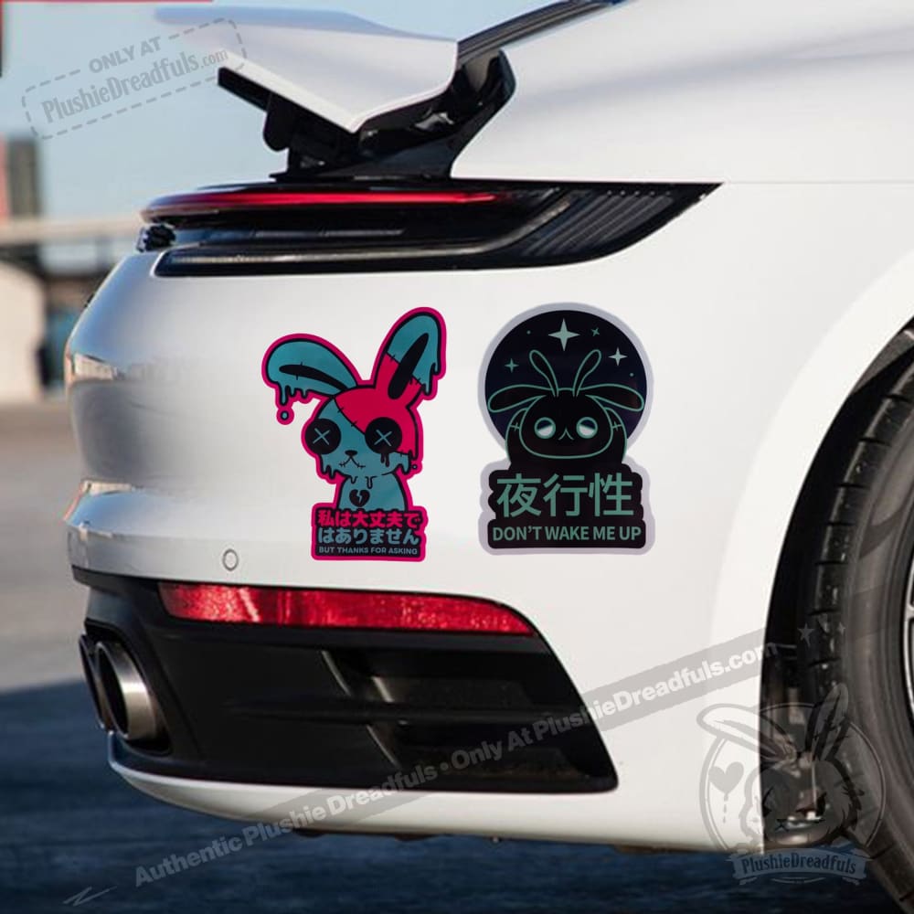 Plushie Dreadfuls - Insomnia Core Car Decals sticker