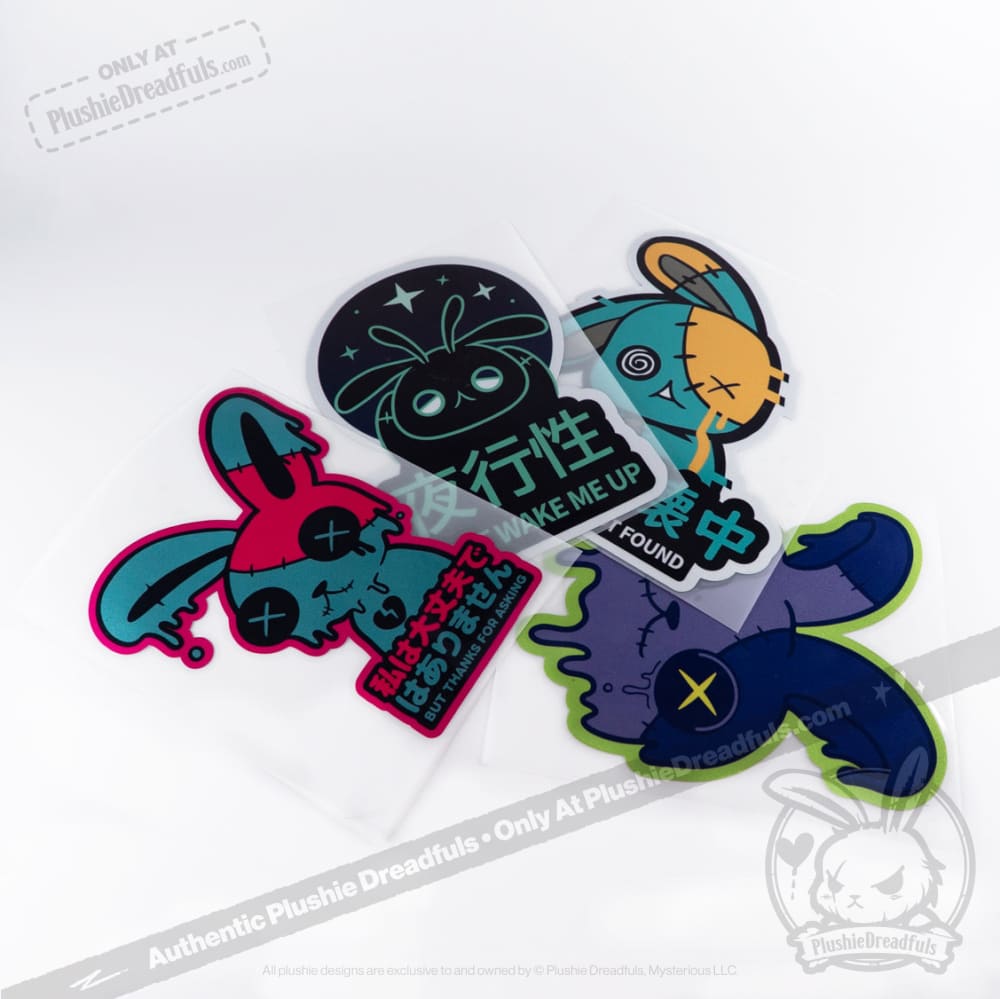 Plushie Dreadfuls - Insomnia Core Car Decals sticker