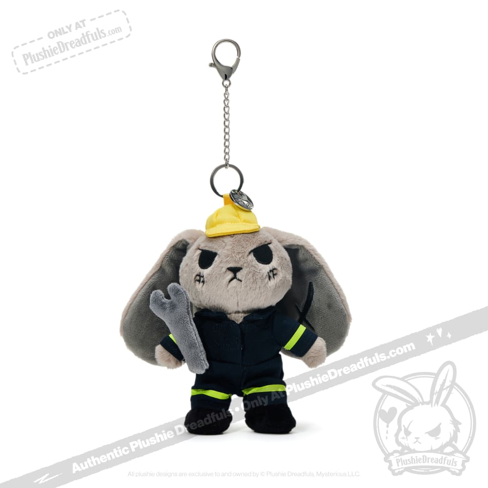 Plushie Dreadfuls Job Site Worker Plush Keychain Accessory Keychain