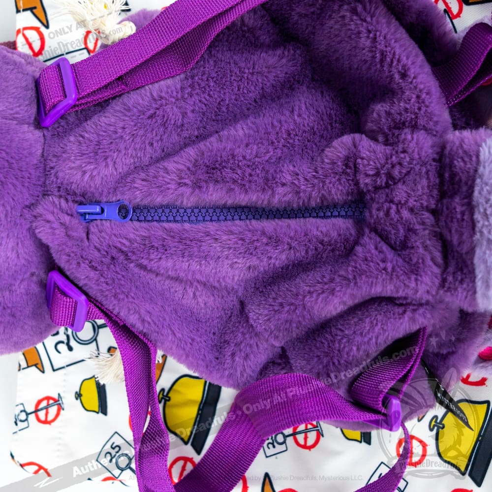 Plushie Dreadfuls -  Klepto Raccoon Plush Backpack - Mysterious