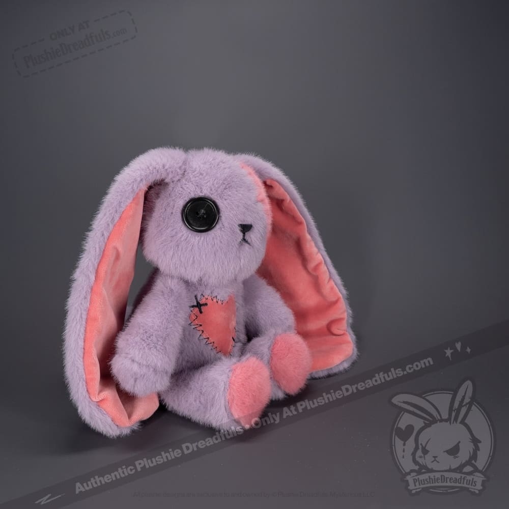 Plushie Dreadfuls - Lavender Love Rabbit Limited Edition - Plush Stuffed Animal - Mysterious