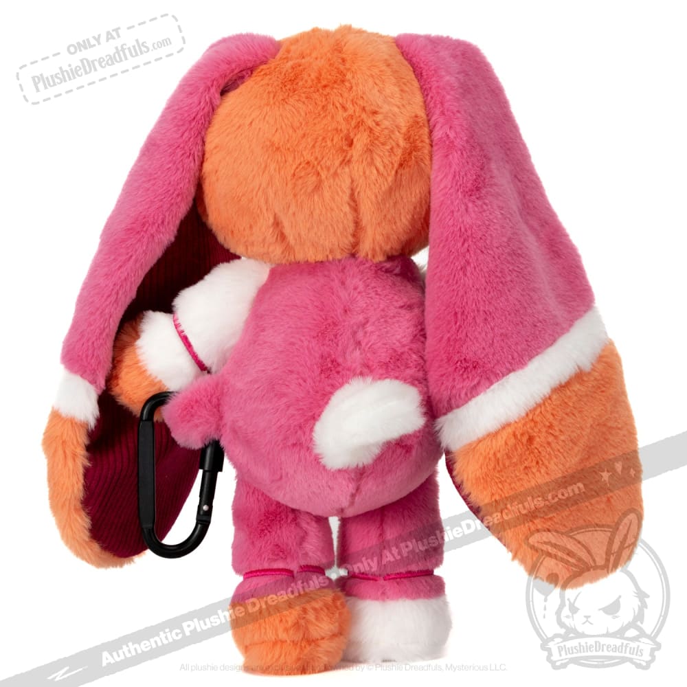 Plushie Dreadfuls - Lesbian Bunny Carabiner Edition- Plush Stuffed Animal Plush
