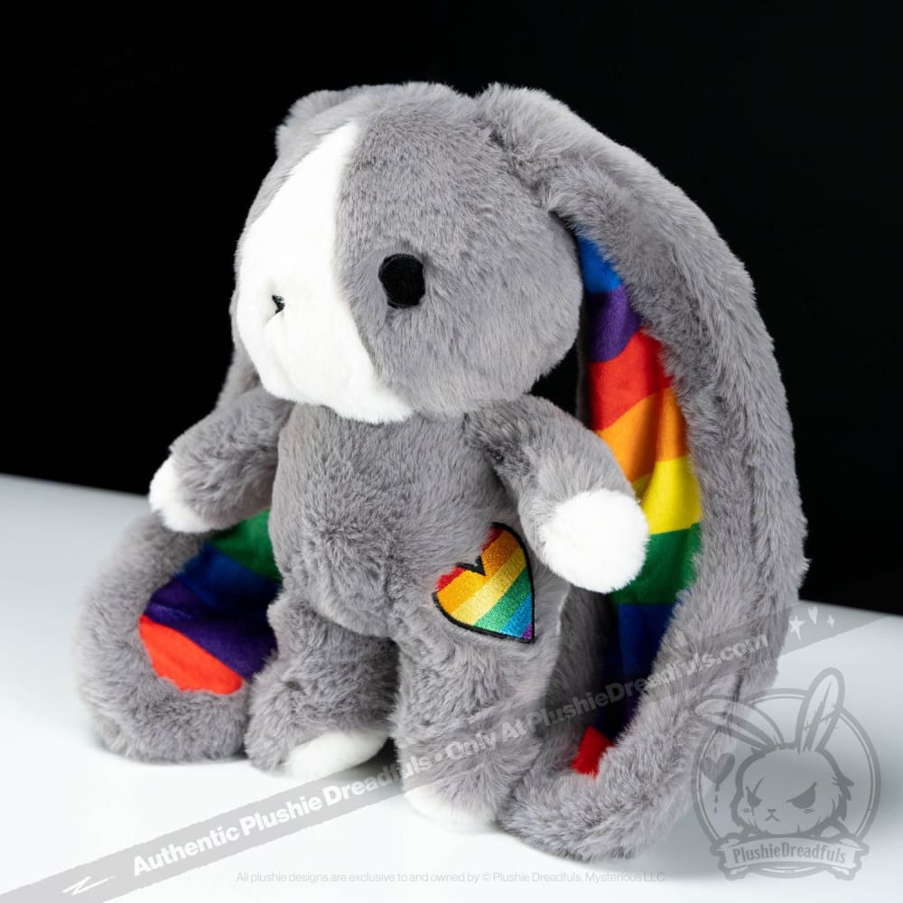 Plushie Dreadfuls - LGBTQIA Bunny - Plush Stuffed Animal - Mysterious