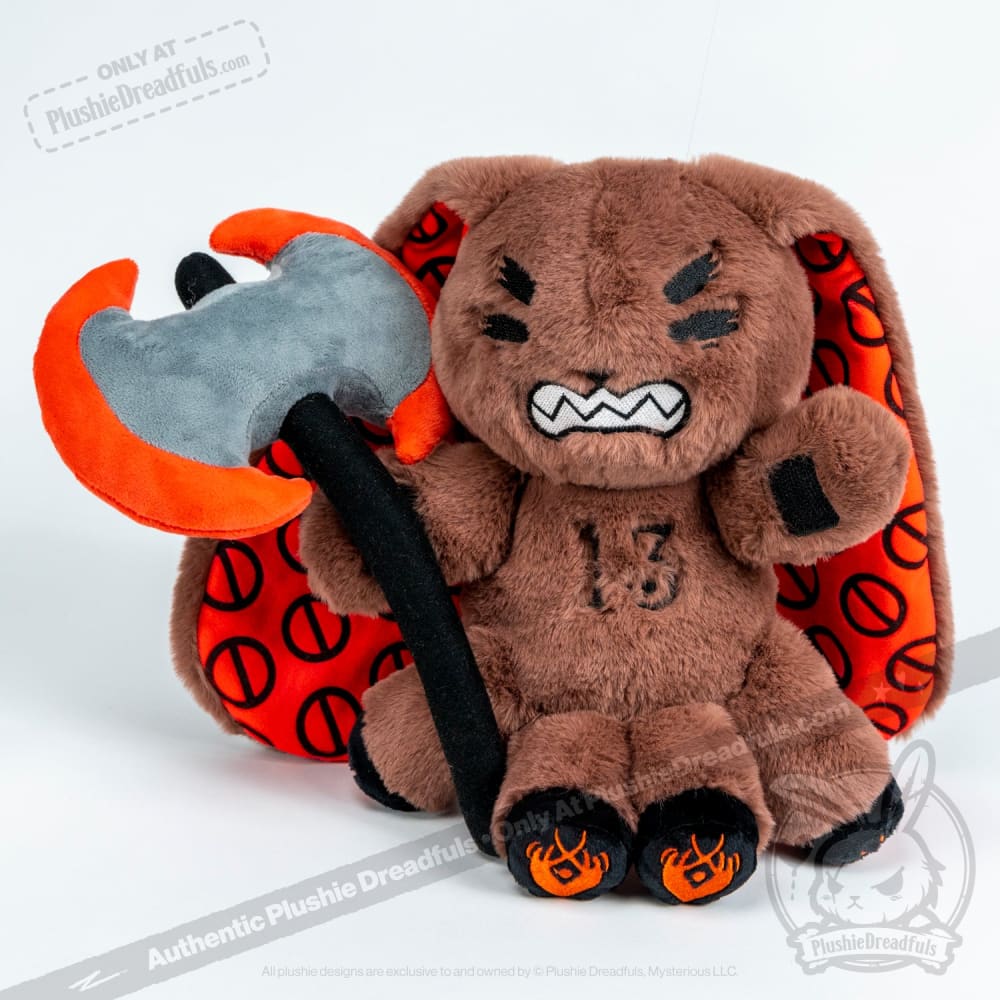 Plushie Dreadfuls - Misophonia Rabbit - Plush Stuffed Animal - Mysterious