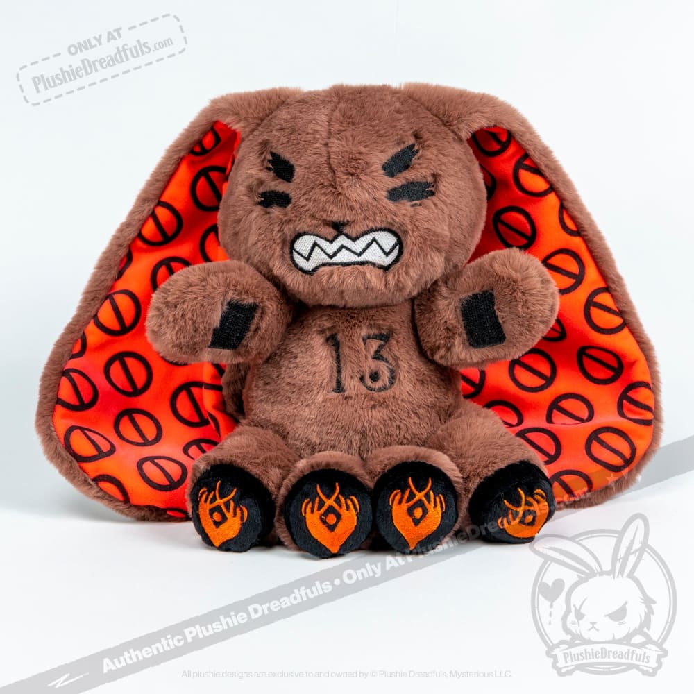 Plushie Dreadfuls - Misophonia Rabbit - Plush Stuffed Animal - Mysterious