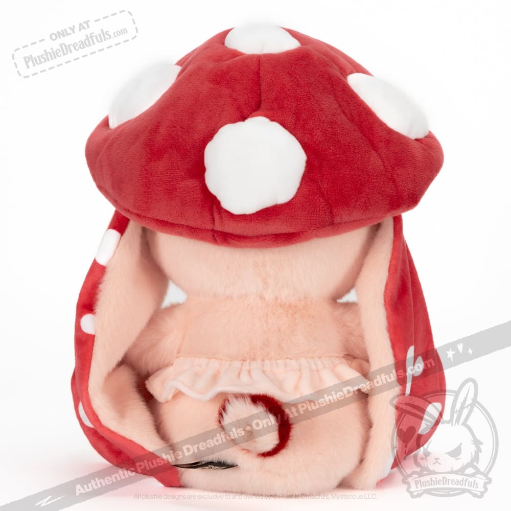 Plushie Dreadfuls - Mushroom Rabbit Fly Agaric Plush Stuffed Animal Toy