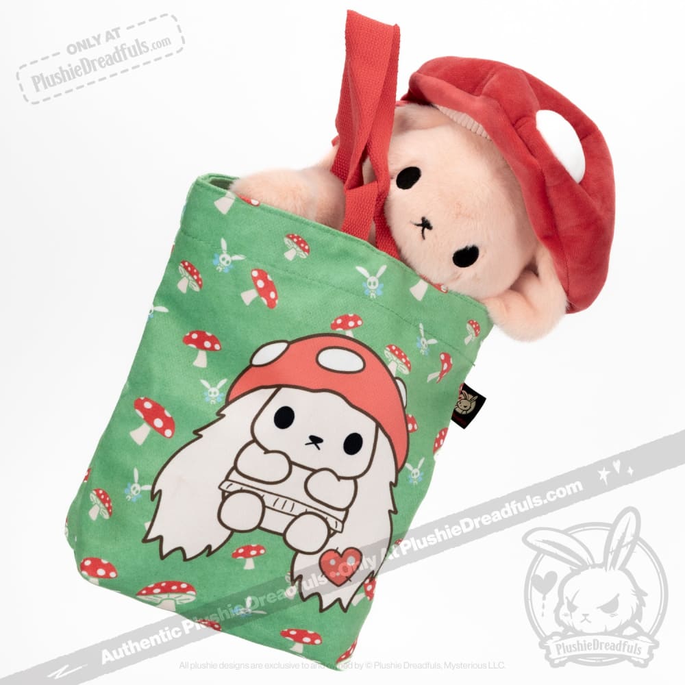 Plushie Dreadfuls - Mushroom Rabbit Fly Agaric Plush Stuffed Animal Toy
