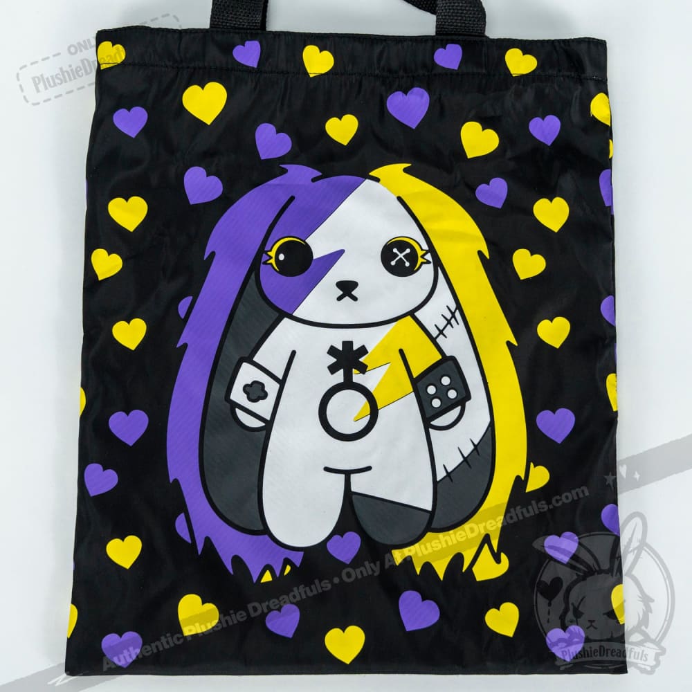 Plushie Dreadfuls -Non Binary Rabbit - Plush Stuffed Animal - Mysterious