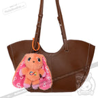 Plushie Dreadfuls - Orange Autism Rabbit Plush Keychain Accessory Keychain