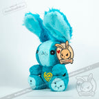 Plushie Dreadfuls - PCOS Rabbit - Plush Stuffed Animal - Mysterious
