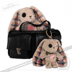 Plushie Dreadfuls - Plaid Love Rabbit Plush Keychain Accessory - Mysterious