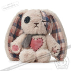 Plushie Dreadfuls - Plaid Love Rabbit - Plush Stuffed Animal toy