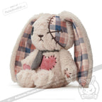 Plushie Dreadfuls - Plaid Love Rabbit - Plush Stuffed Animal toy