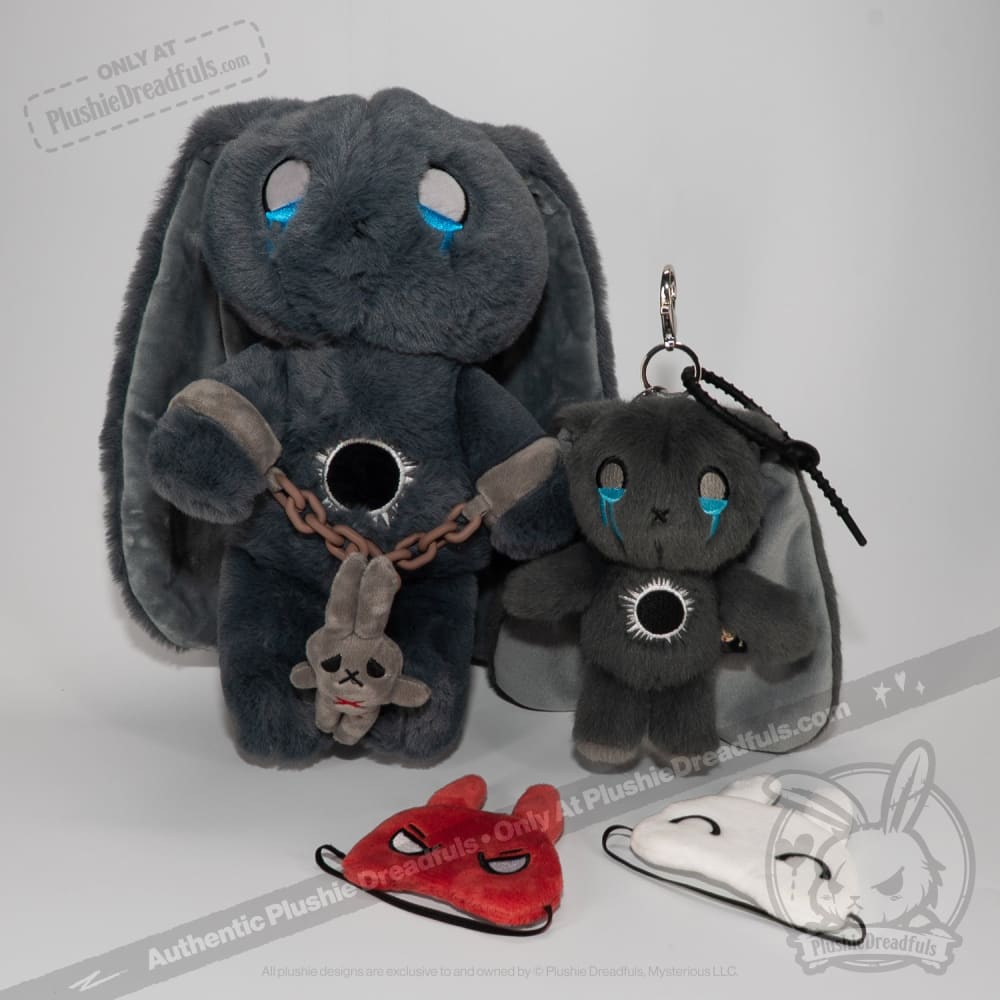 Plushie Dreadfuls - PTSD Rabbit Plush Keychain Accessory Keychain