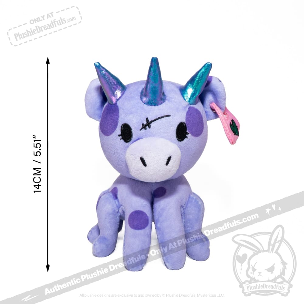 Plushie Dreadfuls - Purple Space Cow - Plush Stuffed Animal toy