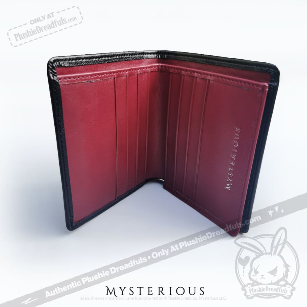 Angry and Love Rabbit Leather Wallet - Mysterious