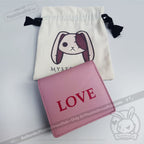 Angry and Love Rabbit Leather Wallet - Mysterious
