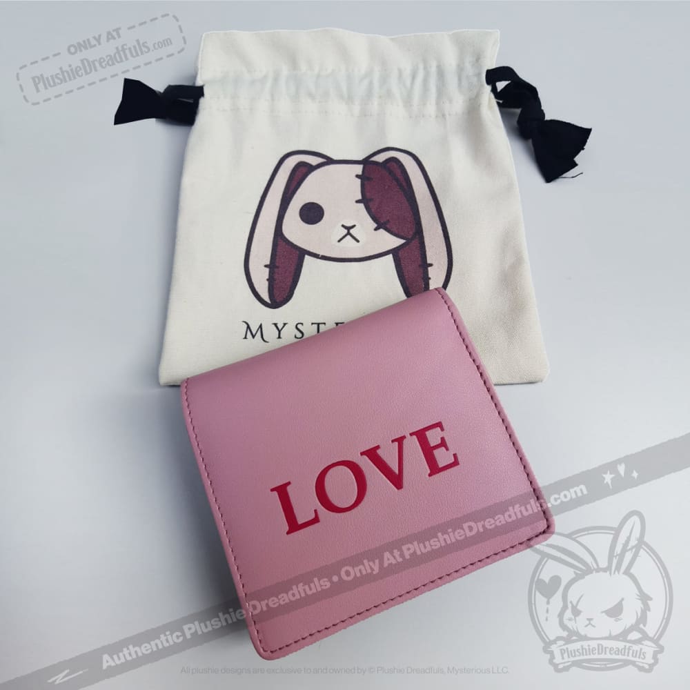 Angry and Love Rabbit Leather Wallet - Mysterious