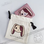 Angry and Love Rabbit Leather Wallet - Mysterious