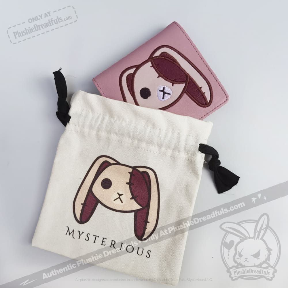 Angry and Love Rabbit Leather Wallet - Mysterious