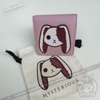 Angry and Love Rabbit Leather Wallet - Mysterious