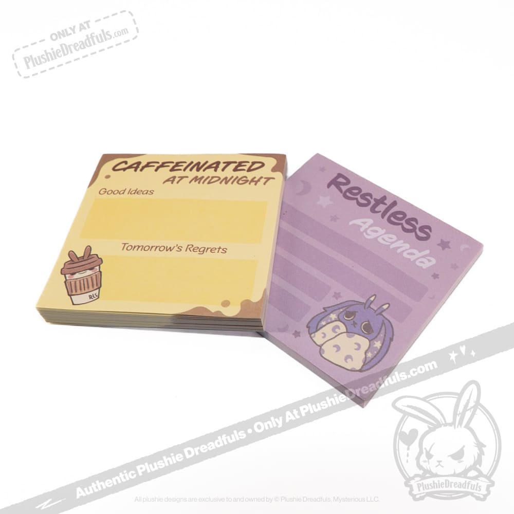 Plushie Dreadfuls - Restless Sticky Notes notepad